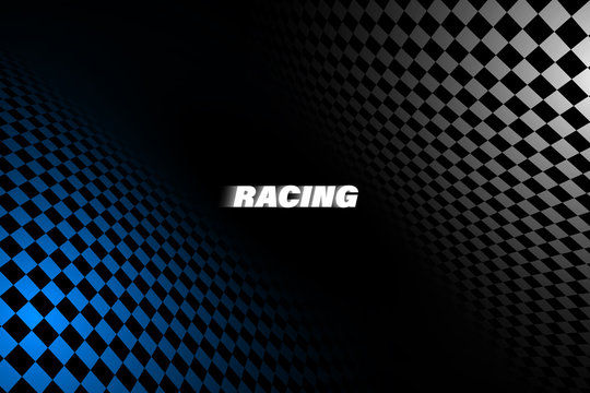 Racing square background, vector abstraction in car track
