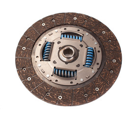 Clutch disc on a white background, isolated.