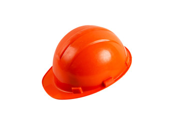 Fototapeta premium construction helmet on a white background