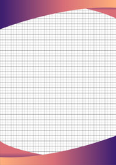 Template grid abstract gradient background vector design