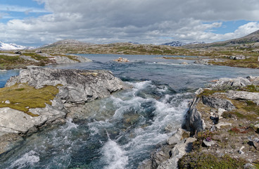 Fototapeta na wymiar Recorded in Vakkerdalen / Norway