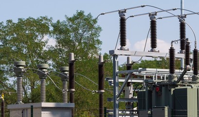ein neues Umspannwerk ensteht