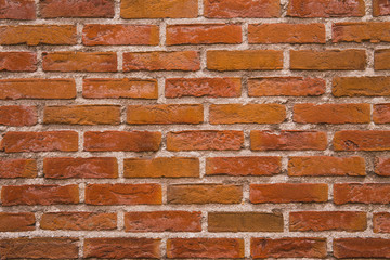 Old brick wall texture as a background. Abstract backdrop
