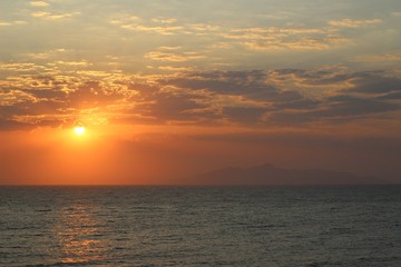 Sonnenaufgang Santorin