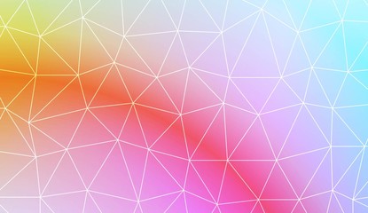 Blurry triangle texture. For wallpaper, presentation background, interior design, fashion print. Vector illustration. Creative gradient color.