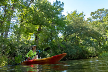 Kayaking on Juniper Springs Creek, Florida