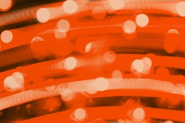 red shining moving shifted optic fiber lights texture - pretty abstract photo background