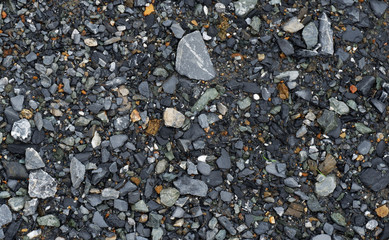 abstract background with dry round stones 