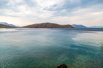 Widok na morze w Chorwacji oraz piękne wyspy