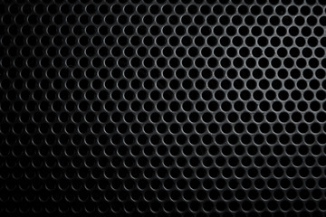 metal black background. blank for designers. round lattice