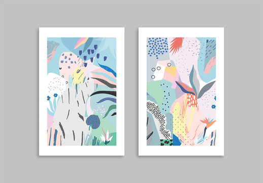 Floral Cards Set