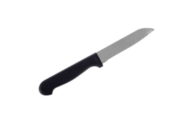 Kitchen knife isolated white background