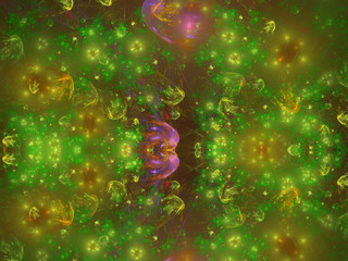 Imaginatory fractal Texture Image