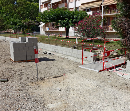 construction du muret