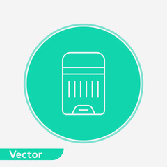 Bin vector icon sign symbol