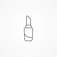 Lipstick vector icon sign symbol