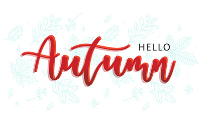 Fototapeta na wymiar Autumn sale background layout decorate with leaves for shopping sale or promo poster and frame leaflet or web banner.Vector illustration template.