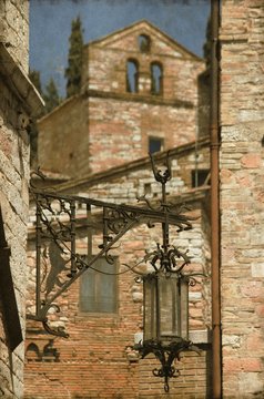 Medieval street lamp - Vintage