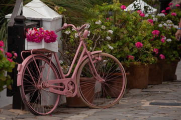 Fototapeta na wymiar Romantic bike