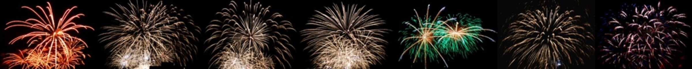 Berlin panoramic fireworks, Germany