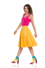 little girl in pink dress