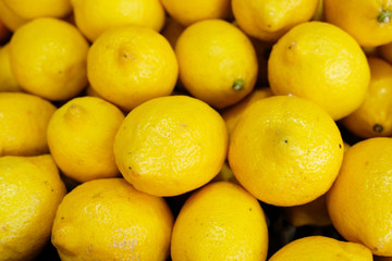lemons in the farmers market
