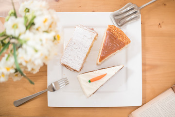 Teatime after noon cake 