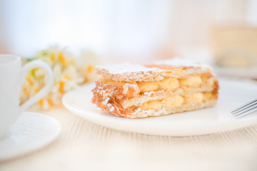 Teatime after noon cake 