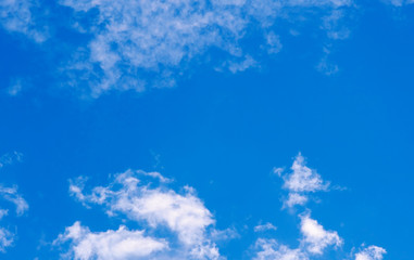 Fototapeta na wymiar Blue sky background 