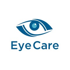 Branding identity corporate eye care logo design vector.