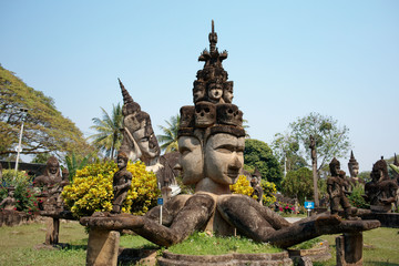 Vientiane Laos: Buddha Park (Xieng Khuan)  Sculpture Park