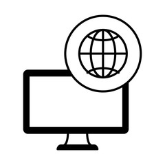 desktop computer device with sphere browser