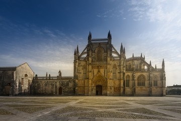 Capelas Imperfeitas of the Batalha Monastery, Ancient Dominican monastery, Portugal,  Gothic art. UNESCO World Heritage site