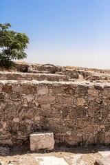 Temple of Hercules in Amman Citadel, inside the Ummayad Palace