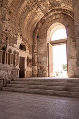 Temple of Hercules in Amman Citadel, inside the Ummayad Palace