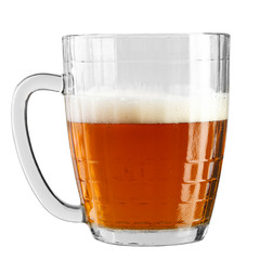 beer glass isolated