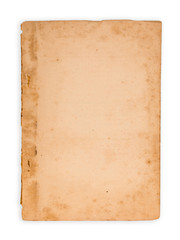 Yellowed Page of Antique Book