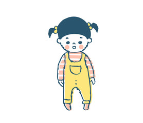 女の子　イエロー