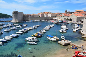Fototapeta na wymiar Dubrovnik Vieille Ville Croatie