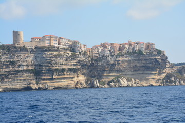 Obraz premium Falaises de Bonifacio Corse France
