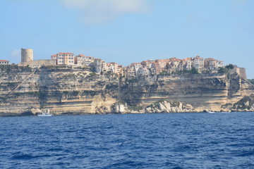 Obraz premium Falaises de Bonifacio Corse France
