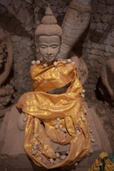 Vientiane Laos: Buddha Park Inside of Building (Xieng Khuan)  Sculpture Park