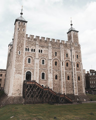 Fototapeta na wymiar Tower of London Entrance Staircase
