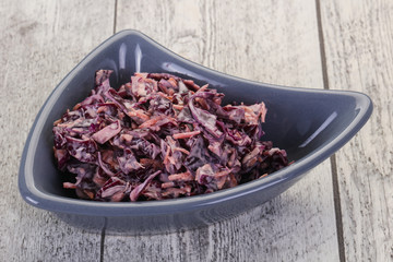 Cole slaw salad with cabbage