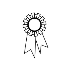 award icon trendy flat design, medal icon