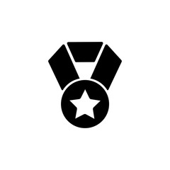award icon trendy flat design, medal icon