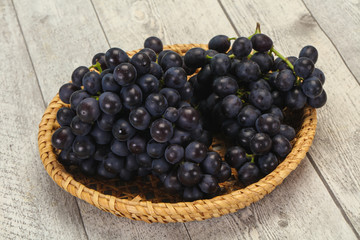 Fresh ripe sweet red grape
