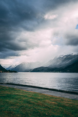 Breathtaking Fjord and mountains in Norway
