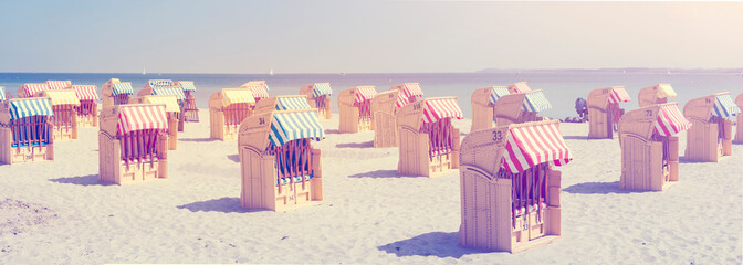 Strandkorbe beach Allemagne