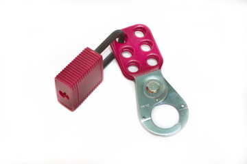 Hasp for preventing unintended switching on